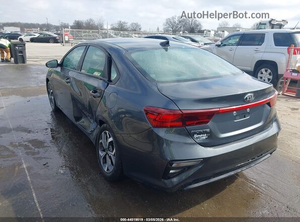 3KPF24AD7ME397524 2021 KIA FORTE Gray Trasero izquierdo