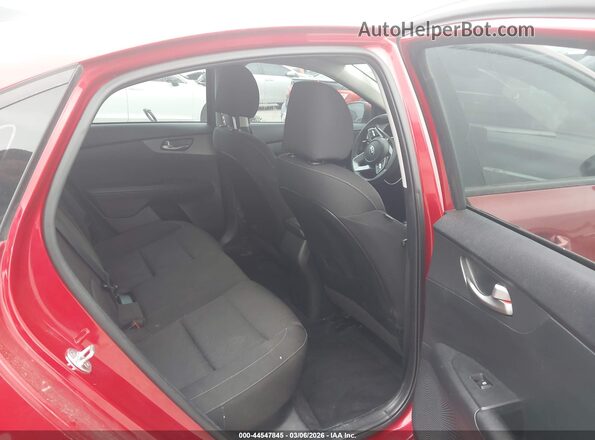 3KPF24AD8ME269891 2021 KIA FORTE Red VIN կոդի պիտակի տեսք