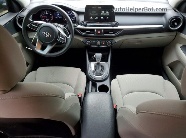 3KPF24AD8ME366895 2021 KIA FORTE Gray Առջևի վահանակի տեսք