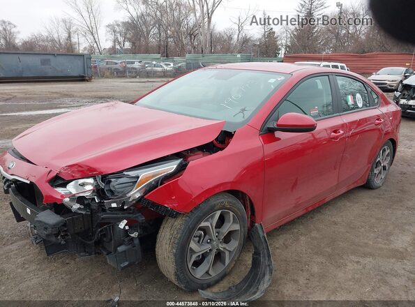 3KPF24AD9LE190793 2020 KIA FORTE Red Przód lewy
