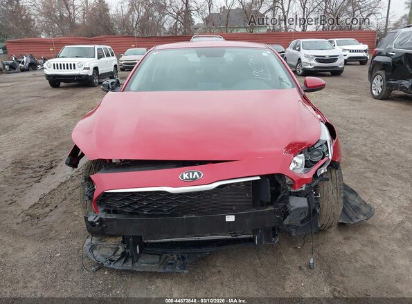 3KPF24AD9LE190793 2020 KIA FORTE Red Widok zestawu wskaźników
