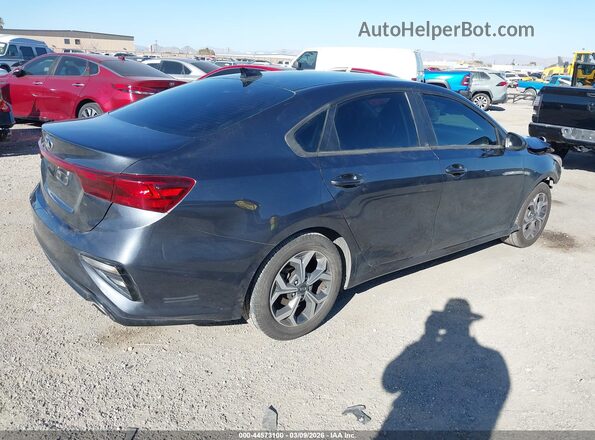 3KPF24AD9ME380904 2021 KIA FORTE Gray Задня права чверть