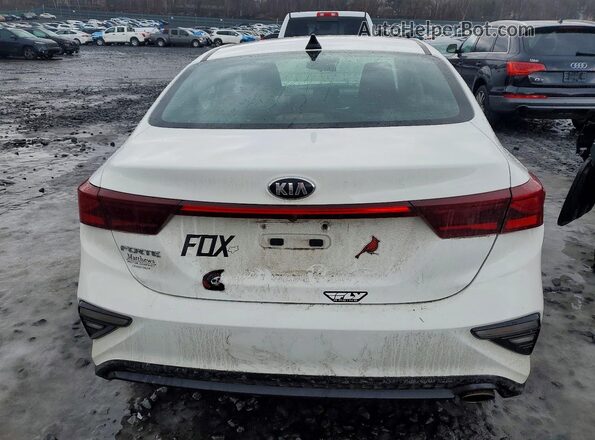 3KPF24ADXME332134 2021 KIA FORTE White უკანა ხედი