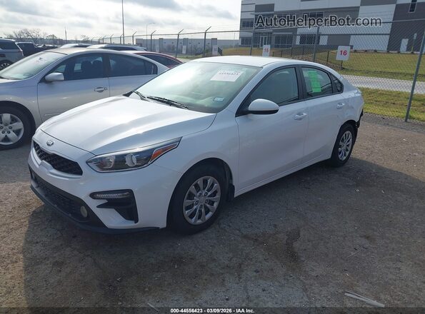 3KPF24ADXME377929 2021 KIA FORTE White Vista tres cuartos delantera izquierda