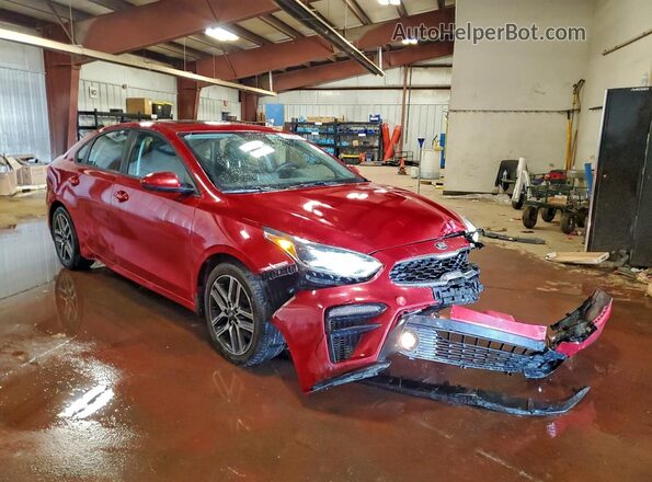 3KPF34AD0KE048392 2019 KIA FORTE Red 