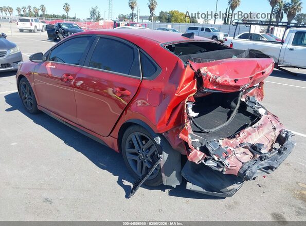 3KPF34AD2ME391983 2021 KIA FORTE Оранжевый Задняя левая четверть