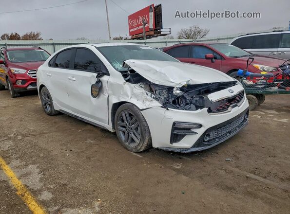 3KPF34AD3ME310294 2021 KIA FORTE White Przód prawy