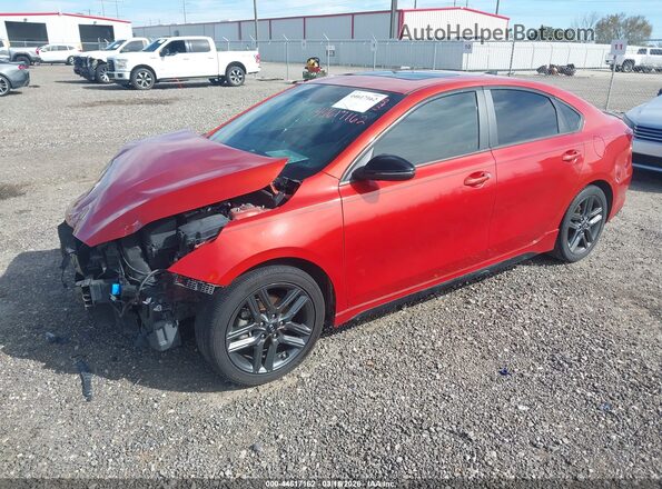 3KPF34AD5ME281557 2021 KIA FORTE Red Vista tres cuartos delantera izquierda