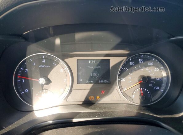 3KPF34AD5ME404550 2021 KIA FORTE Black Вид щитка приладів