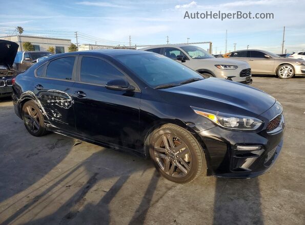 3KPF34AD6ME325629 2021 KIA FORTE Black Передня права чверть