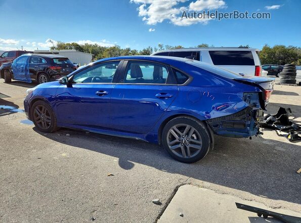 3KPF34AD7ME357103 2021 KIA FORTE Blue Задня ліва чверть