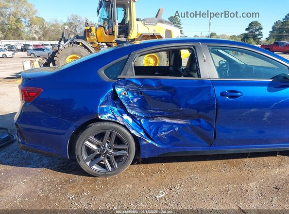 3KPF34AD8ME375321 2021 KIA FORTE Blue Դիմացի տեսք