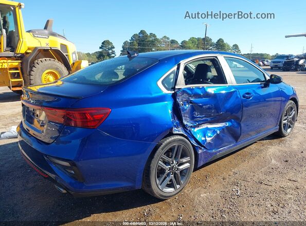 3KPF34AD8ME375321 2021 KIA FORTE Blue Հետևի աջ