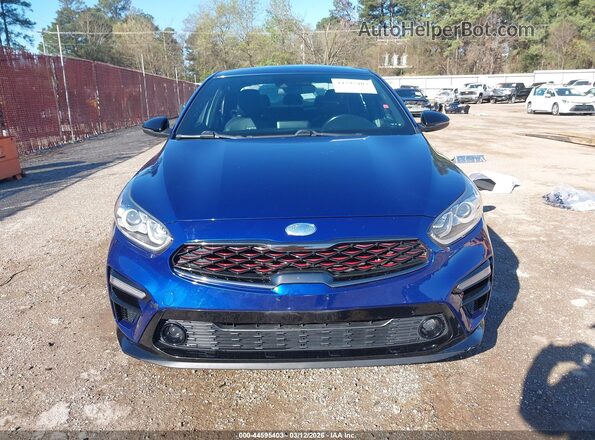 3KPF34AD8ME375321 2021 KIA FORTE Blue Սալոնի հետևի տեսք