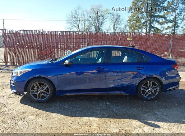 3KPF34AD8ME375321 2021 KIA FORTE Blue 