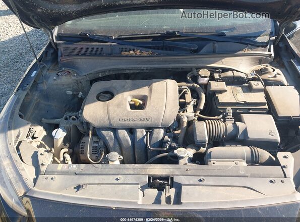 3KPF34AD8ME389834 2021 KIA FORTE Black უკანა ხედი