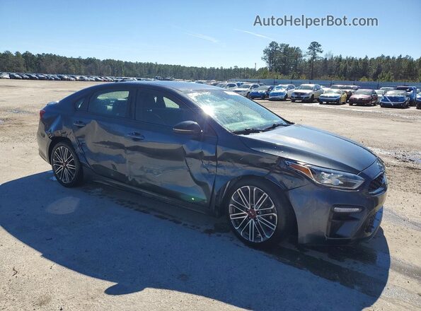 3KPF44AC3ME376770 2021 KIA FORTE Gray Առջևի աջ