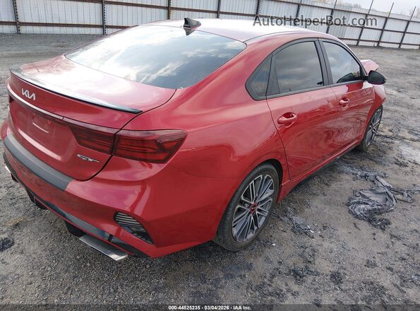 3KPF44AC4NE424715 2022 KIA FORTE Красный Задняя правая четверть