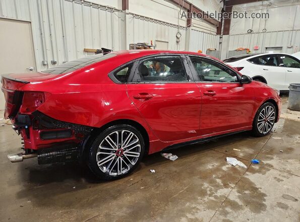 3KPF44AC6ME366525 2021 KIA FORTE Red Tył prawy