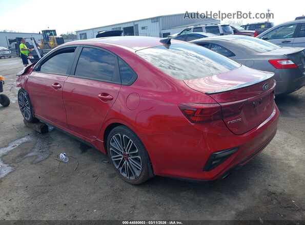 3KPF44AC7ME301764 2021 KIA FORTE Red Հետևի ձախ
