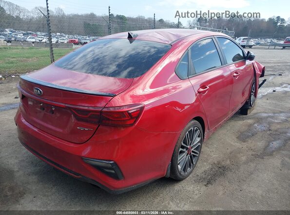 3KPF44AC7ME301764 2021 KIA FORTE Red Հետևի աջ