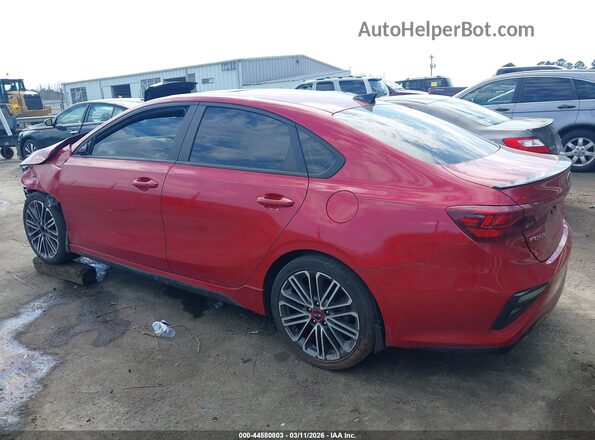 3KPF44AC7ME301764 2021 KIA FORTE Red Սալոնի 360 աստիճան տեսք