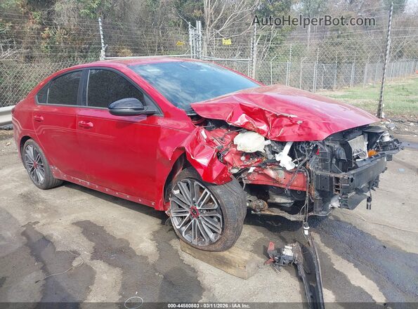 3KPF44AC7ME301764 2021 KIA FORTE Red Սալոնի հետևի տեսք