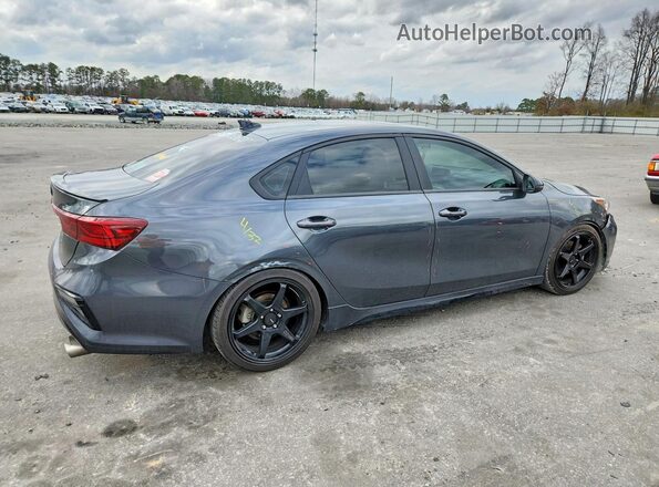 3KPF44AC7ME390123 2021 KIA FORTE Gray Trasero derecho