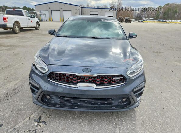 3KPF44AC7ME390123 2021 KIA FORTE Gray Vista frontal