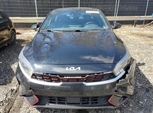 3KPF54AD0NE490037 2022 KIA FORTE Black VIN კოდის სტიკერის ხედი