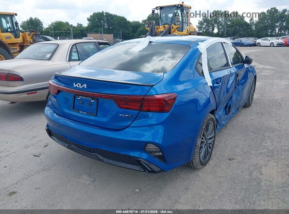 3KPF54AD5PE597572 2023 KIA FORTE Blue Задня права чверть