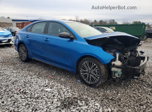 3KPF54AD8RE704049 2024 KIA FORTE Blue Передня права чверть