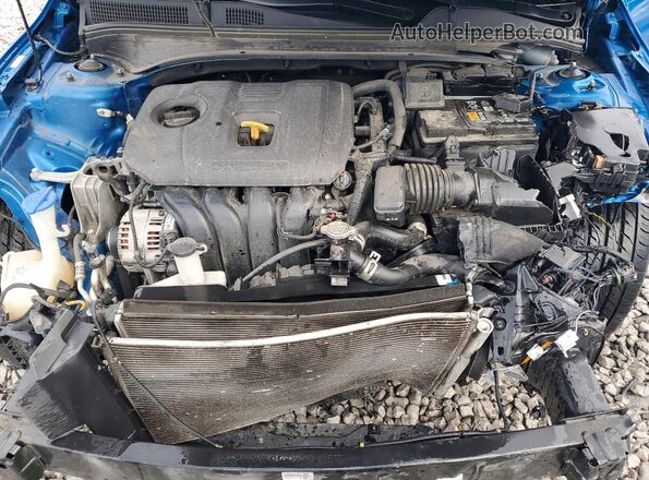 3KPF54AD8RE704049 2024 KIA FORTE Blue Вид задньої частини салону