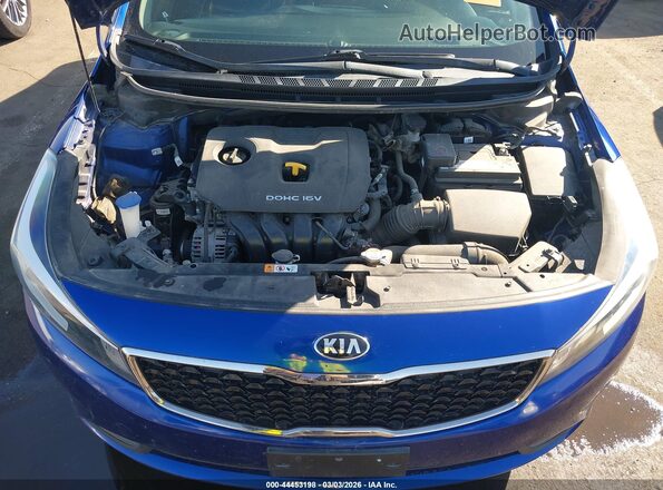 3KPFK4A72HE068083 2017 KIA FORTE Blue უკანა ხედი
