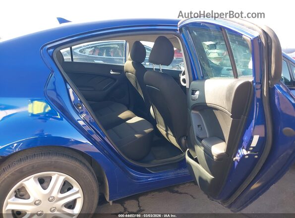 3KPFK4A72HE068083 2017 KIA FORTE Blue VIN კოდის სტიკერის ხედი