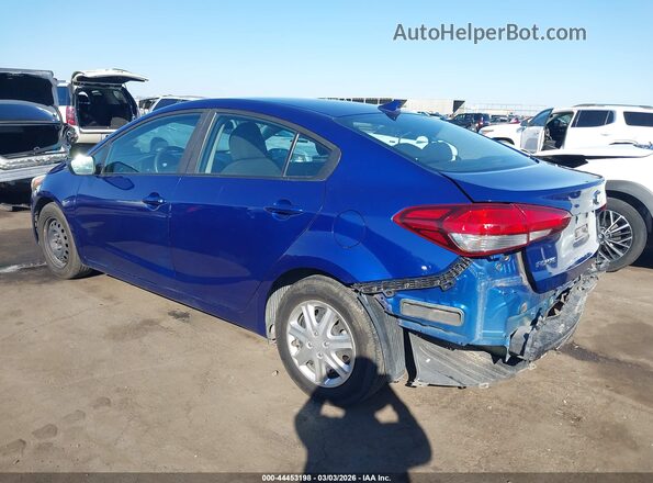 3KPFK4A72HE068083 2017 KIA FORTE Blue უკანა მარცხენა
