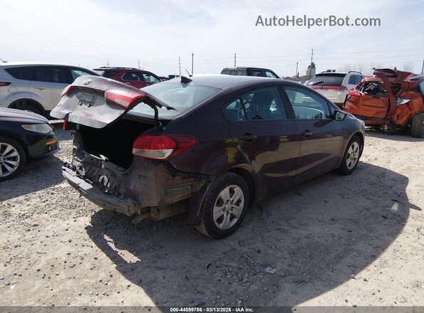 3KPFK4A75JE168054 2018 KIA FORTE Burgundy 