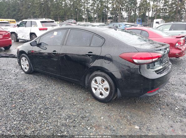 3KPFK4A76JE221649 2018 KIA FORTE Black Tył lewy