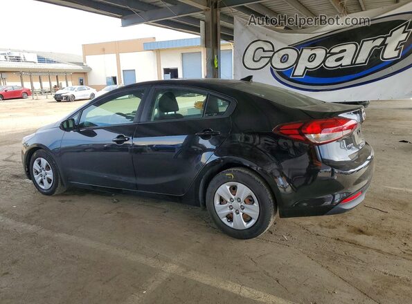 3KPFK4A76JE274075 2018 KIA FORTE Черный Задняя левая четверть