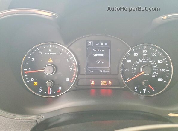 3KPFK4A76JE274075 2018 KIA FORTE Черный Вид щитка приборов