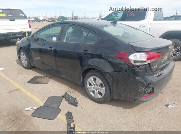 3KPFK4A78HE043835 2017 KIA FORTE Black Rear left