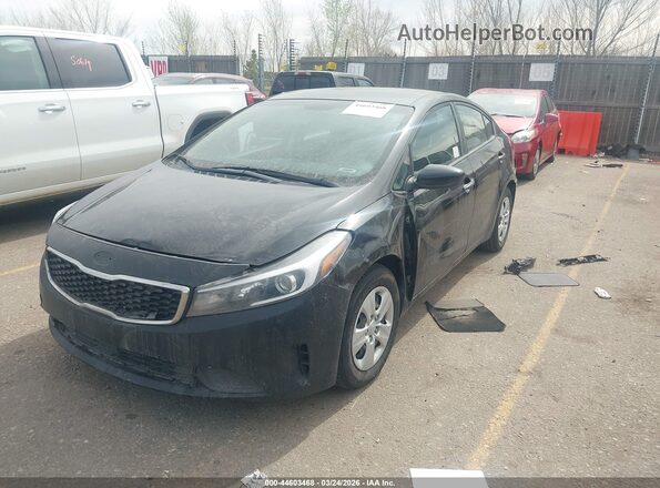 3KPFK4A78HE043835 2017 KIA FORTE Black Front left