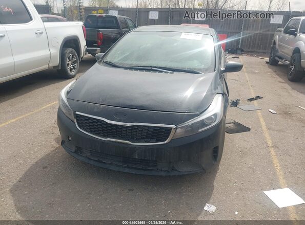 3KPFK4A78HE043835 2017 KIA FORTE Black Instrument cluster view