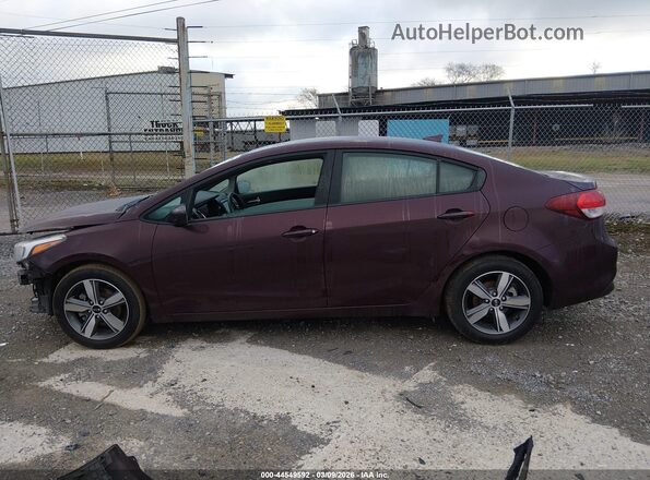 3KPFL4A73JE191782 2018 KIA FORTE Burgundy 