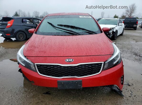 3KPFL4A73JE222013 2018 KIA FORTE Красный Вид спереди