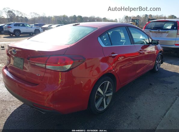 3KPFL4A85HE106282 2017 KIA FORTE Red Tył prawy