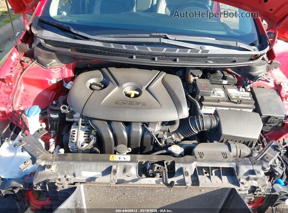 3KPFL4A85HE106282 2017 KIA FORTE Red Widok z tyłu