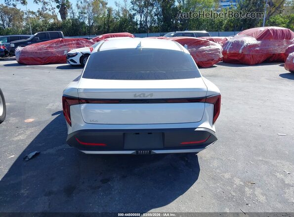 3KPFT4DE1SE160980 2025 KIA K4 White 