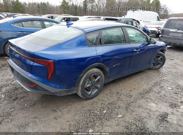 3KPFT4DE2SE184270 2025 KIA K4 Blue უკანა მარჯვენა