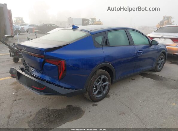 3KPFT4DE3SE164433 2025 KIA K4 Blue Rear right